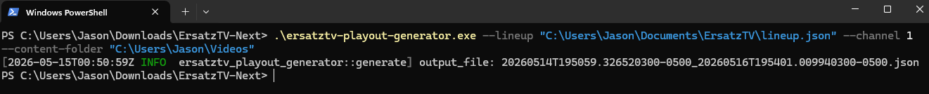 Windows Add Content Terminal